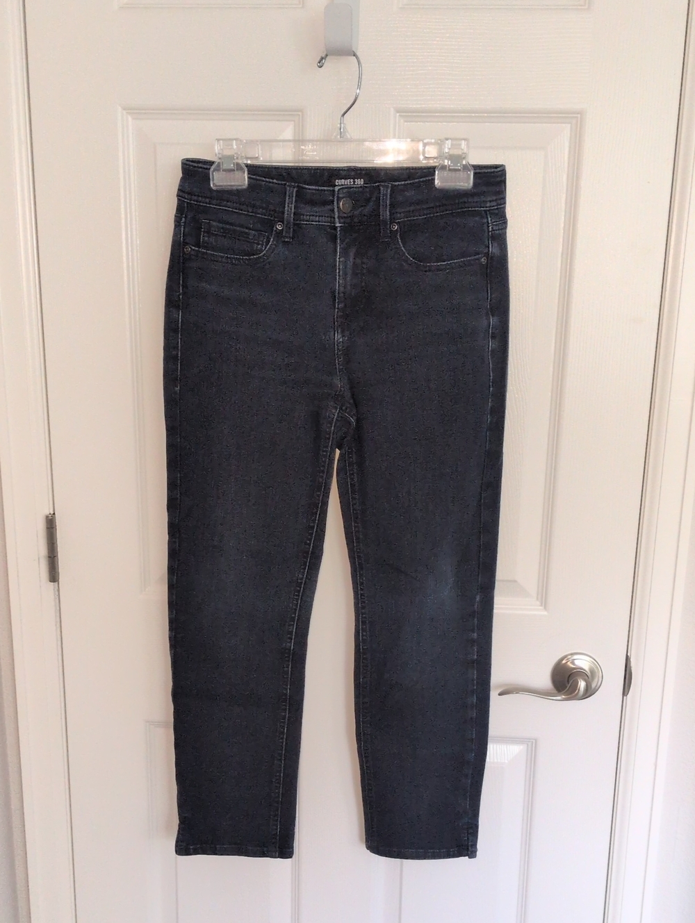 Curves 360 By NYDJ Dark Wash Shape Cropped Jeans - 4